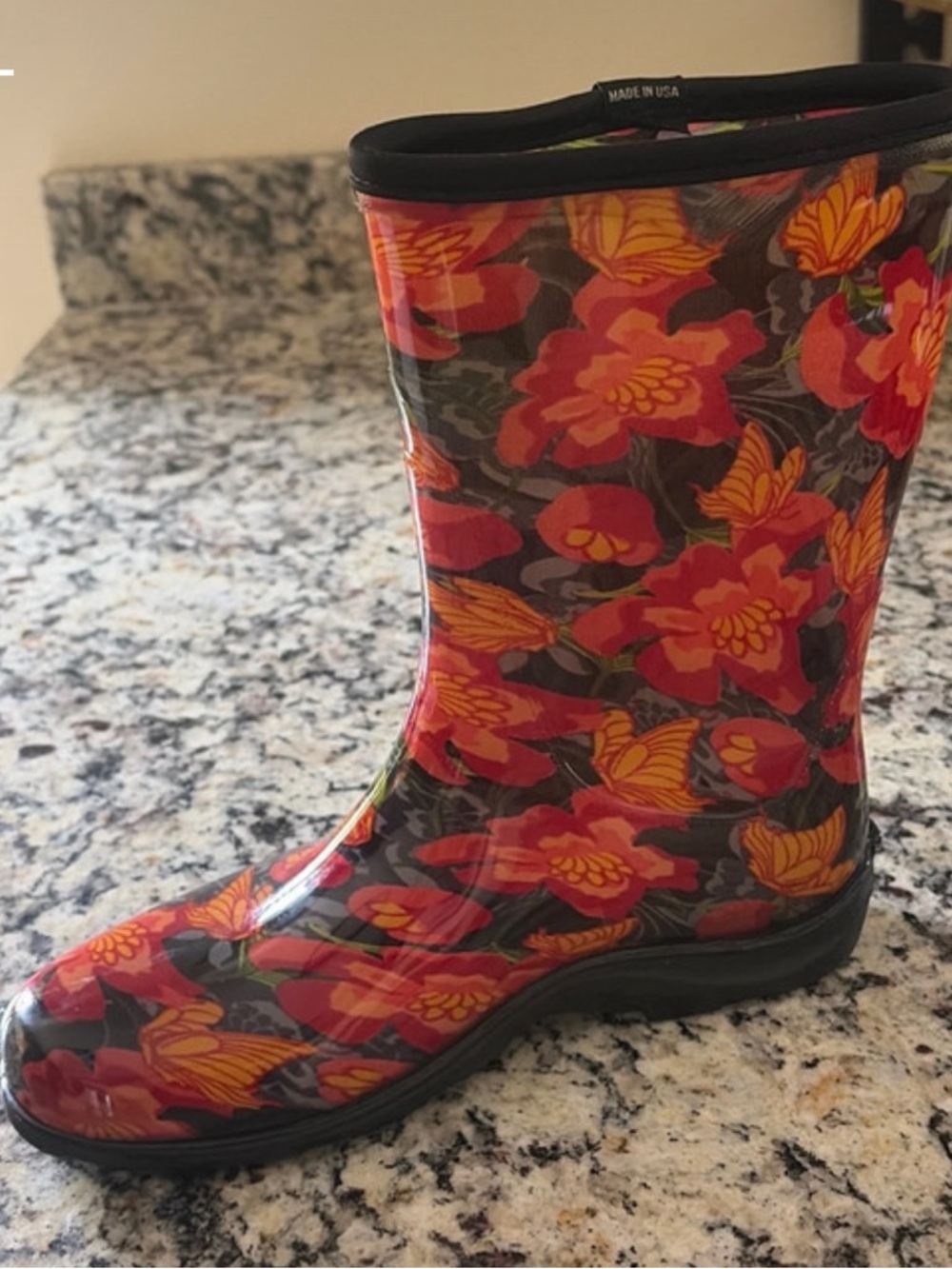 SLOGGERS FLORAL&STYLISH RAIN BOOT - Picture 6 of 14